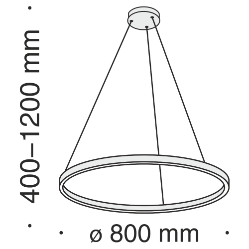 Подвесной светодиодный светильник Maytoni Rim MOD058PL-L42B4K