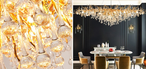 Люстра Droplet Chandelier Oval L180 By Imperiumloft