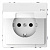 Розетка Schneider Electric Merten D-Life 16A с/з и крышкой MTN2314-6035