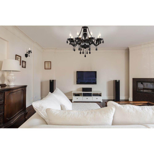 Подвесная люстра Arte Lamp Teatro A3964LM-8BK Подвесная люстра Arte Lamp Teatro A3964LM-8BK