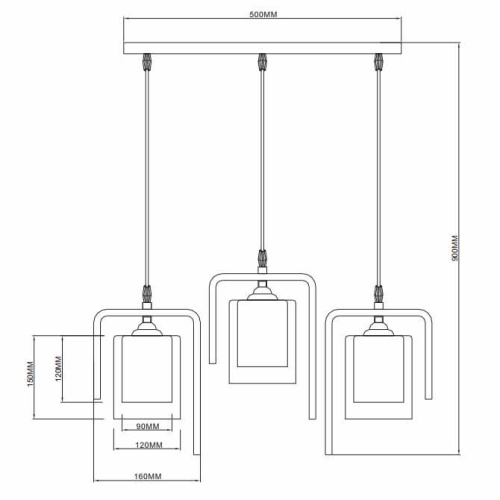 Подвесной светильник Rivoli Noemi 9014-203 Б0044472