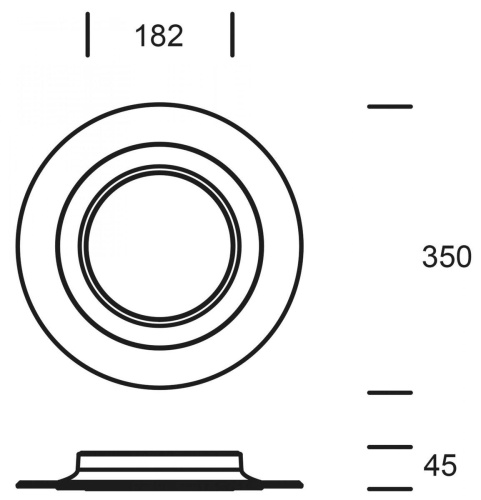 Настенно-потолочный светодиодный светильник Deko-Light Orbit 401010