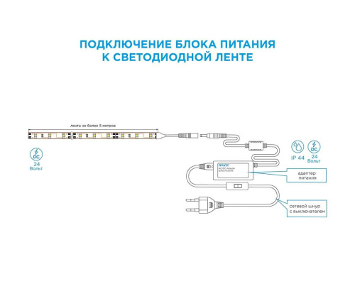 Блок питания Apeyron 24V 72W IP44 3A 03-60