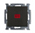 Выключатель кнопочный одноклавишный ABB Basic55 10A 250V с подсветкой chateau-черный 2CKA001413A1096