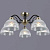 Люстра Illumico IL0435-5CSQ-24 BK AB SPICA