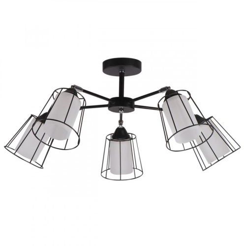 Потолочная люстра IMEX MD.24380-5-S BK+CH Потолочная люстра IMEX MD.24380-5-S BK+CH
