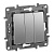 Выключатель трехклавишный Legrand Etika 10A 250V алюминий 672413