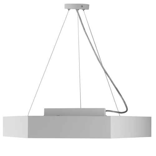 Подвесной светодиодный cветильник Geometria ЭРА Hexagon SPO-124-W-40K-051 51Вт 4000К белый Б0050556 Подвесной светодиодный cветильник Geometria ЭРА Hexagon SPO-124-W-40K-051 51Вт 4000К белый Б0050556