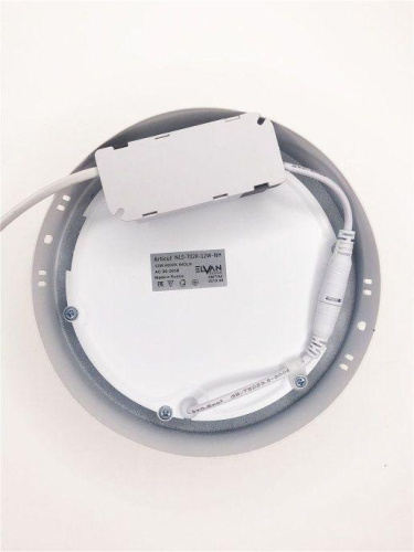 Настенно-потолочный светодиодный светильник Elvan NLS-702R-12W-WH-Wh Настенно-потолочный светодиодный светильник Elvan NLS-702R-12W-WH-Wh