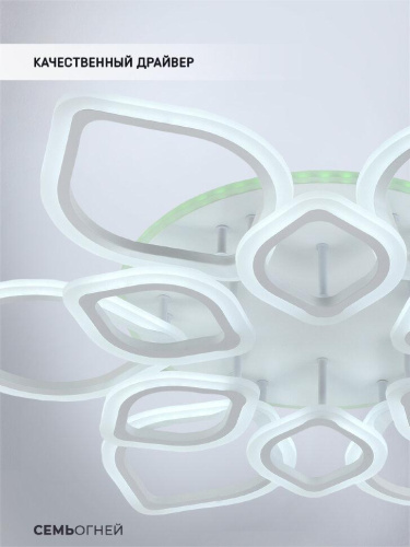 Потолочная светодиодная люстра Seven Fires Feri SF5029/11C-WT-RGB