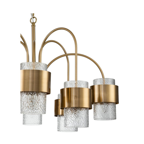 Подвесная люстра Indigo ELEGANZA 12019/A/8P Brass V000323 Подвесная люстра Indigo ELEGANZA 12019/A/8P Brass V000323