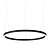 Подвесной светодиодный светильник Ideal Lux Oracle Slim D50 Nero 229492