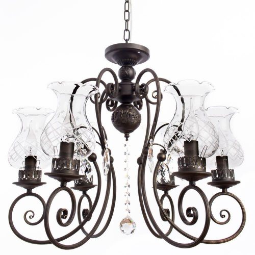 Подвесная люстра Arte Lamp Palermo A2053LM-6BR Подвесная люстра Arte Lamp Palermo A2053LM-6BR