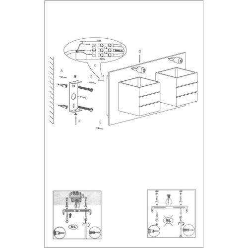 Настенный свеильник Lucide Bok 17282/02/12