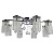 Потолочная люстра Arte Lamp Cascata A3028PL-8CC