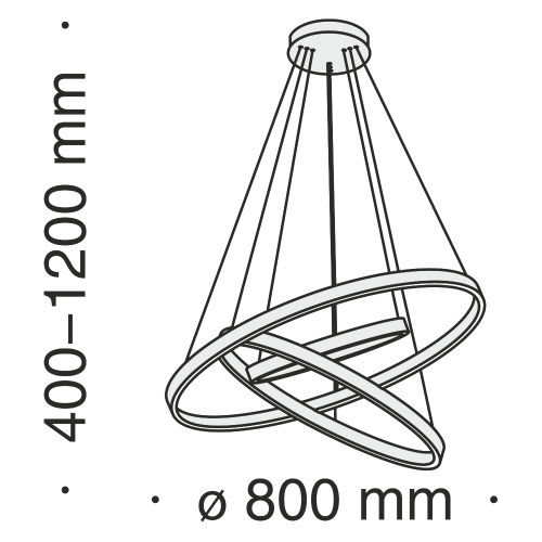 Подвесной светодиодный светильник Maytoni Rim MOD058PL-L100W4K