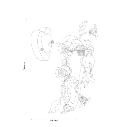 Бра Lucia Tucci Fiori Di Rose W110.1