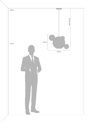 Подвесной светодиодный светильник Freya Amoris FR5128PL-L10BS1