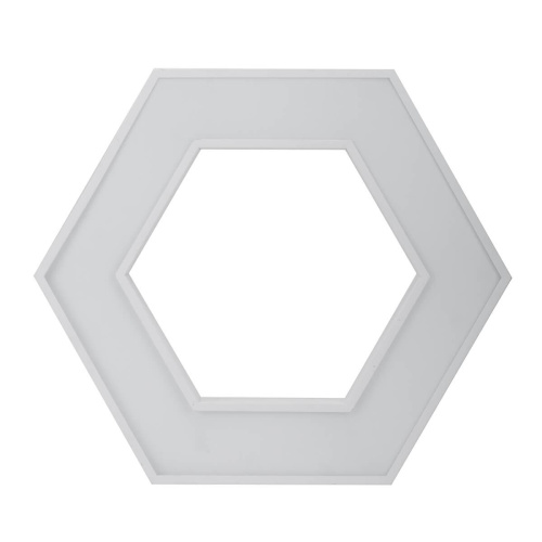 Подвесной светодиодный cветильник Geometria ЭРА Hexagon SPO-124-W-40K-051 51Вт 4000К белый Б0050556