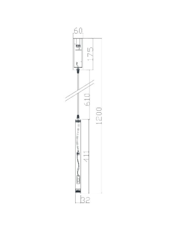 Подвесной светодиодный светильник Freya Telescope FR5168PL-L3G