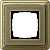 Рамка 1-постовая Gira ClassiX бронза 0211621