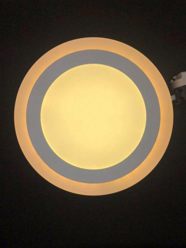 Настенно-потолочный светодиодный светильник Elvan NLS-500R-12/4-WW/NH-Wh