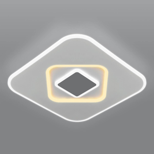 Потолочный светодиодный светильник Eurosvet Just 90218/1 белый/ серый