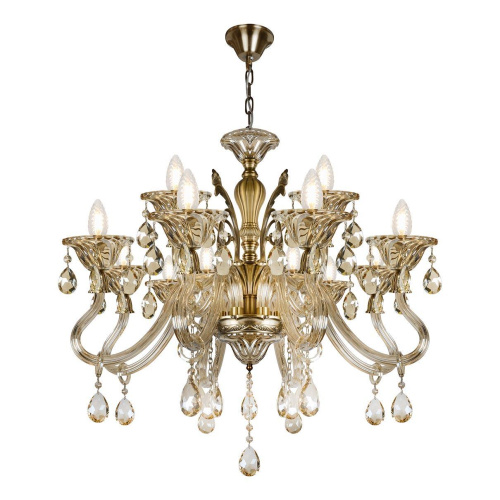 Подвесная люстра iLamp Asia 61082-8+4 BR Подвесная люстра iLamp Asia 61082-8+4 BR