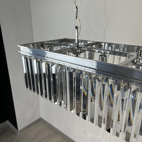 Люстра Rh 1920S Odeon Clear Glass Fringe Chrome 100 By Imperiumloft