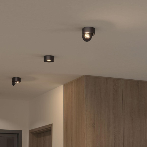 Накладной светодиодный светильник Elektrostandard Glide 25100/Led черный жемчуг a059330 Накладной светодиодный светильник Elektrostandard Glide 25100/Led черный жемчуг a059330