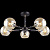 Потолочная люстра Illumico IL9474-5CSQ-79 BK AB