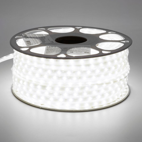 Светодиодная влагозащищенная лента Saffit 6W/m 60LED/m 2835SMD дневной белый 50М SST20 55244 Светодиодная влагозащищенная лента Saffit 6W/m 60LED/m 2835SMD дневной белый 50М SST20 55244