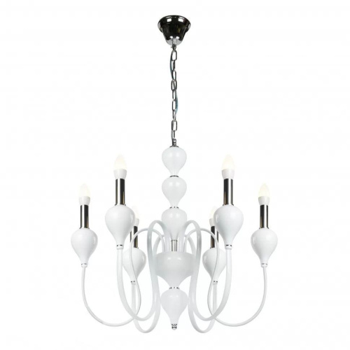 Подвесная люстра iLamp Lady 88003-6 WH Подвесная люстра iLamp Lady 88003-6 WH