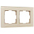 Рамка Werkel Favorit на 2 поста шампань WL01-Frame-02 4690389122965