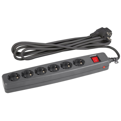 Сетевой фильтр ЭРА SF-6es-2m-B