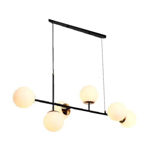 Подвесная люстра iLamp Golden 9136P/6 BK-WH Подвесная люстра iLamp Golden 9136P/6 BK-WH
