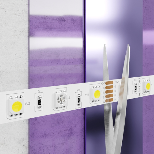 Светодиодная лента Maytoni Technical 14,4W/m 60LED/m 5050SMD RGB/холодный белый 5M 10178 Светодиодная лента Maytoni Technical 14,4W/m 60LED/m 5050SMD RGB/холодный белый 5M 10178