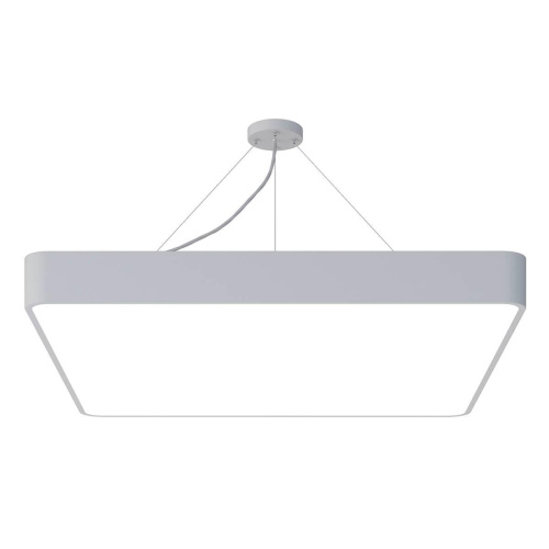 Подвесной светодиодный cветильник Geometria ЭРА Quadro SPO-164-W-40K-110 110Вт 4000К белый Б0050588 Подвесной светодиодный cветильник Geometria ЭРА Quadro SPO-164-W-40K-110 110Вт 4000К белый Б0050588