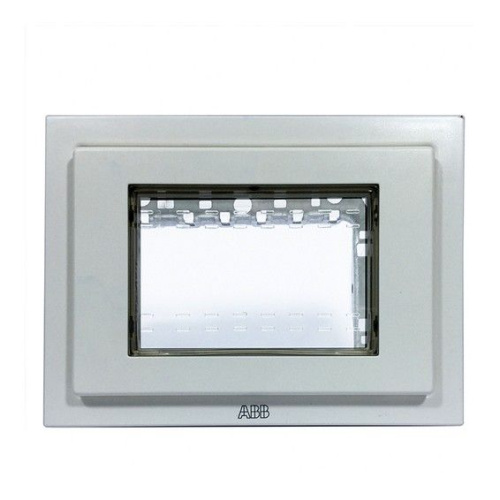 Рамка монтажная ITA 3-модульная ABB Zenit IP55 белый 2CLA337300N1101