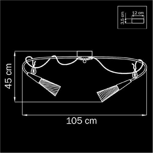 Потолочная люстра Lightstar Aereo 711120