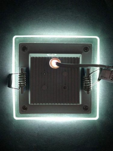 Встраиваемый светодиодный светильник Elvan VLS-705SQ-6W-WH-Wh