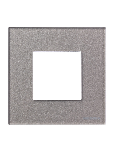 Рамка 1-постовая ABB Zenit стекло брызги шампанского 2CLA227100N3901 Рамка 1-постовая ABB Zenit стекло брызги шампанского 2CLA227100N3901