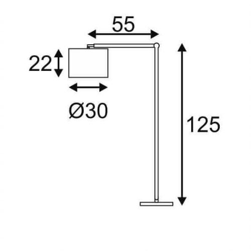 Торшер SLV Tenora FL-1 156031