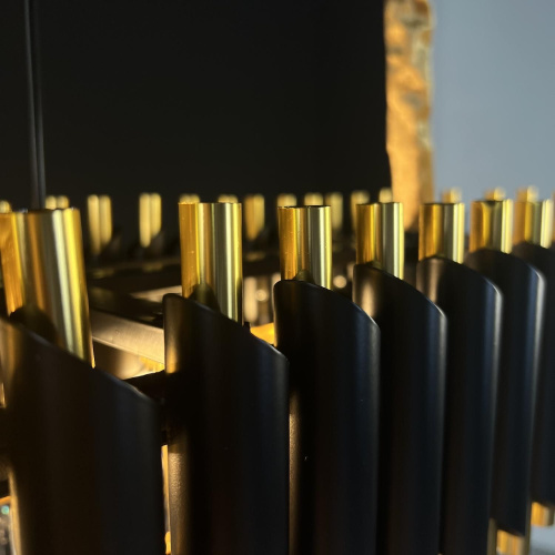 Люстра Empire Black Rectangular Chandelier Crystal By Imperiumloft