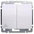 Переключатель двухклавишный на 2 направления Legrand Galea Life 10A 250V IP44 белый 771022
