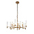 Подвесная люстра Indigo Favara 11040/5P Brass V000460