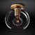 Потолочный Светильник Rh Utilitaire Globe Shade Flushmount Brass By Imperiumloft