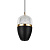 Подвесной светильник LED4U L8754-1 BK