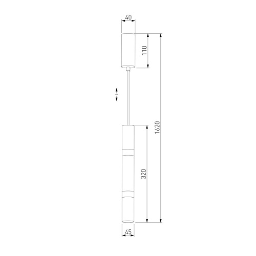 Подвесной светодиодный светильник Eurosvet Axel 50210/1 LED хром
