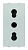 Розетка ITA ABB Zenit б/з 16A 127V винтовой зажим серебро 2CLA213300N1301